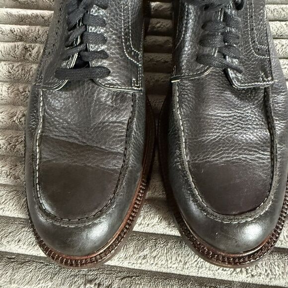 Johnston & Murphy Shoes Men US 9.5 Black Leather - Picture 7 of 9